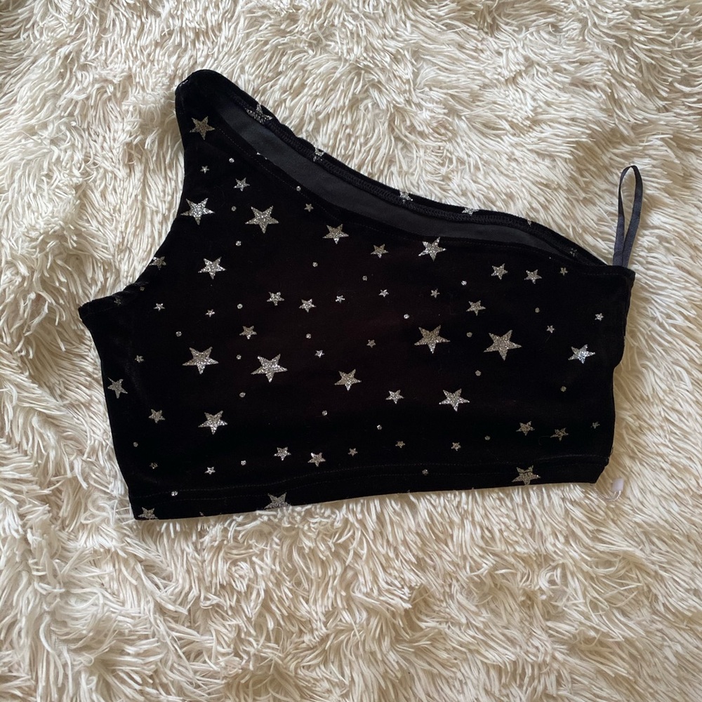 Black crop top
